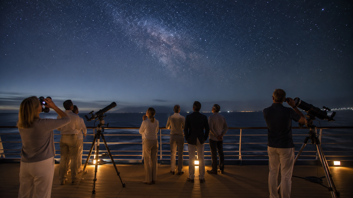 Astronomy residencies for hotels and cruise lines