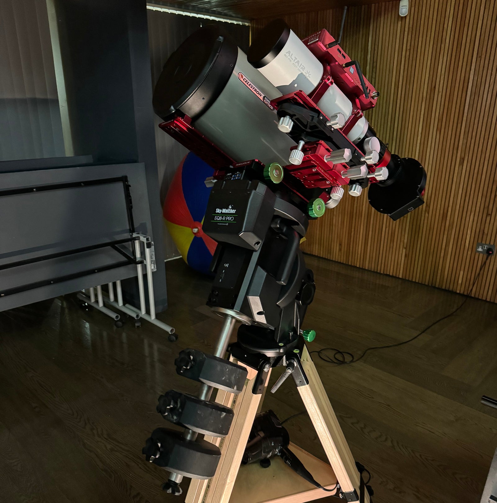 Pupils taking part in an interactive astronomy demonstration