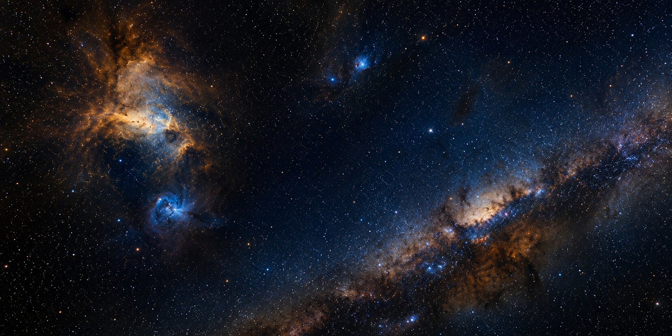 Deep red nebula astrophotography